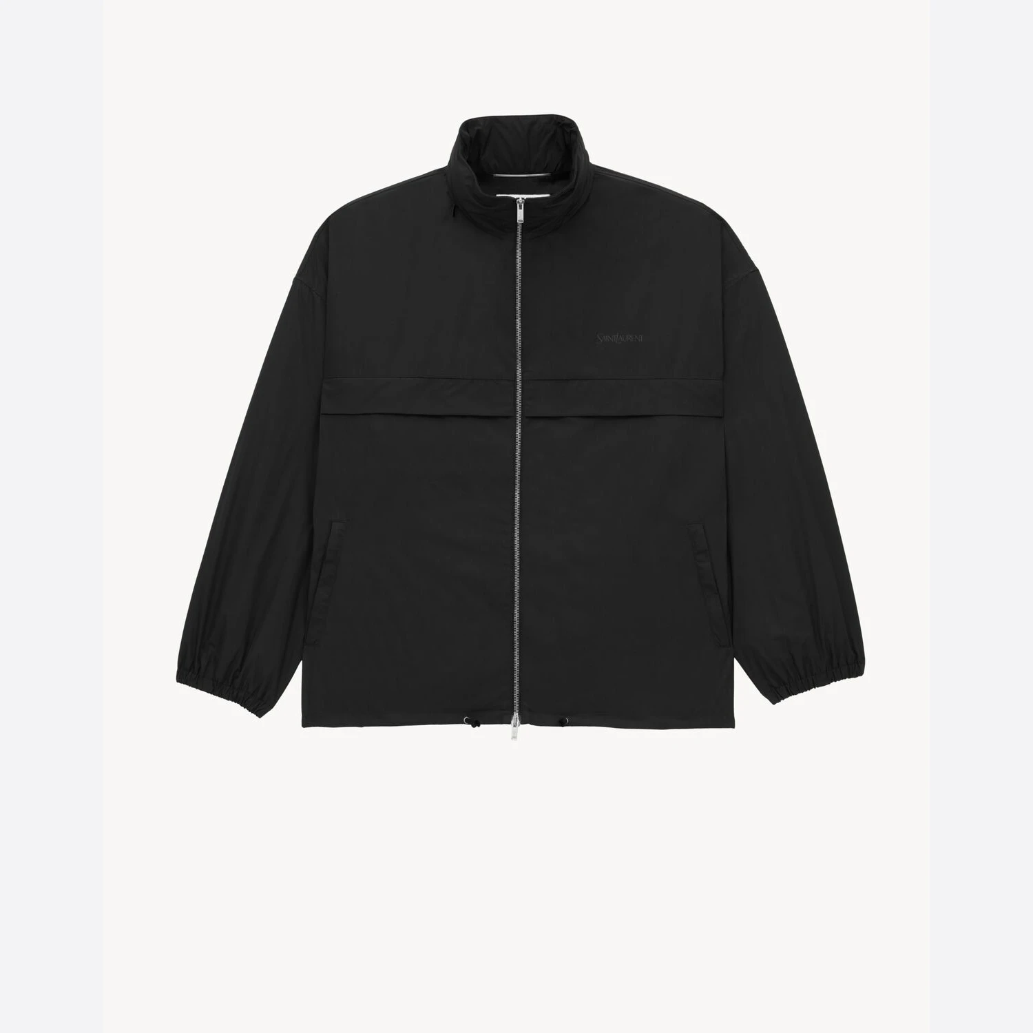商品Yves Saint Laurent|【预售】 YSL圣罗兰 24秋冬 男士 大衣 SAINT LAURENT哔叽夹克 816928YZ9AG1000,价格¥20199,第1张图片