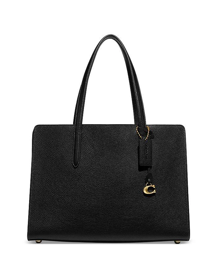 商品Coach|Carter Medium Polished Pebble Leather Carryall Travel Bag,价格¥2624,第1张图片详细描述