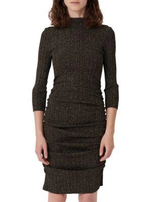 商品Maje|Rimaldie Knit Lurex Short Dress,价格¥976,第1张图片