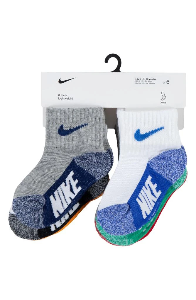 商品NIKE|Assorted 6-Pack Ankle Socks,价格¥75,第4张图片详细描述