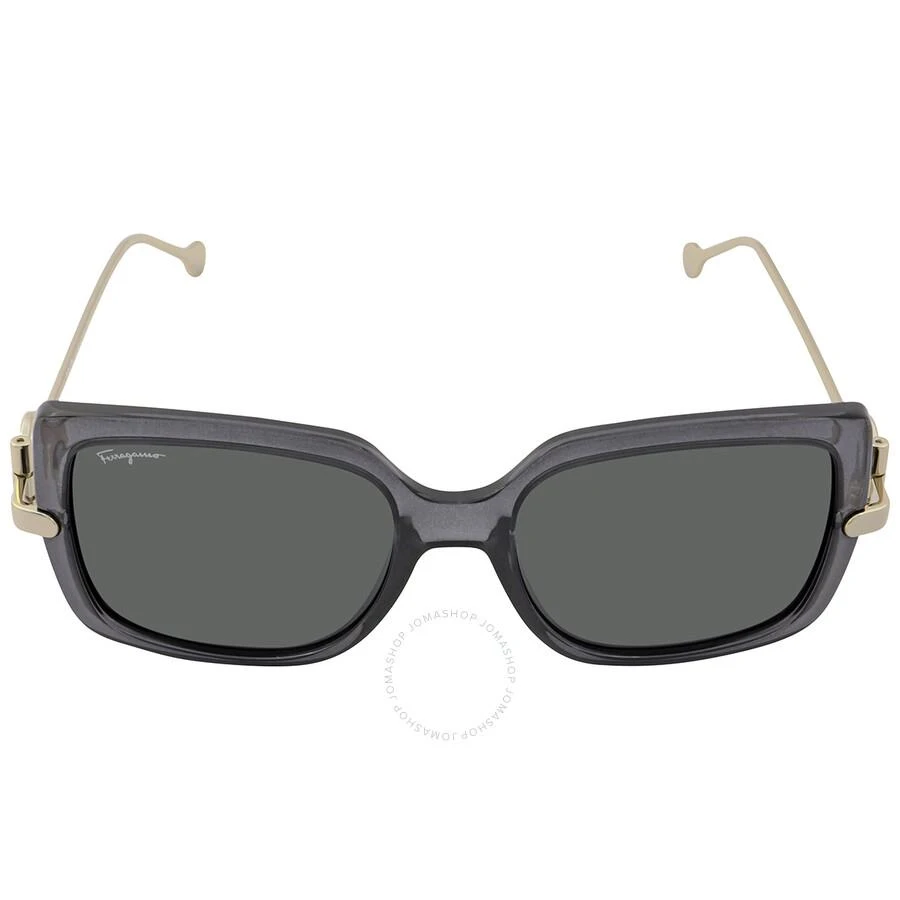 商品Salvatore Ferragamo|Grey Square Ladies Sunglasses SF913S 057 55,价格¥521,第1张图片