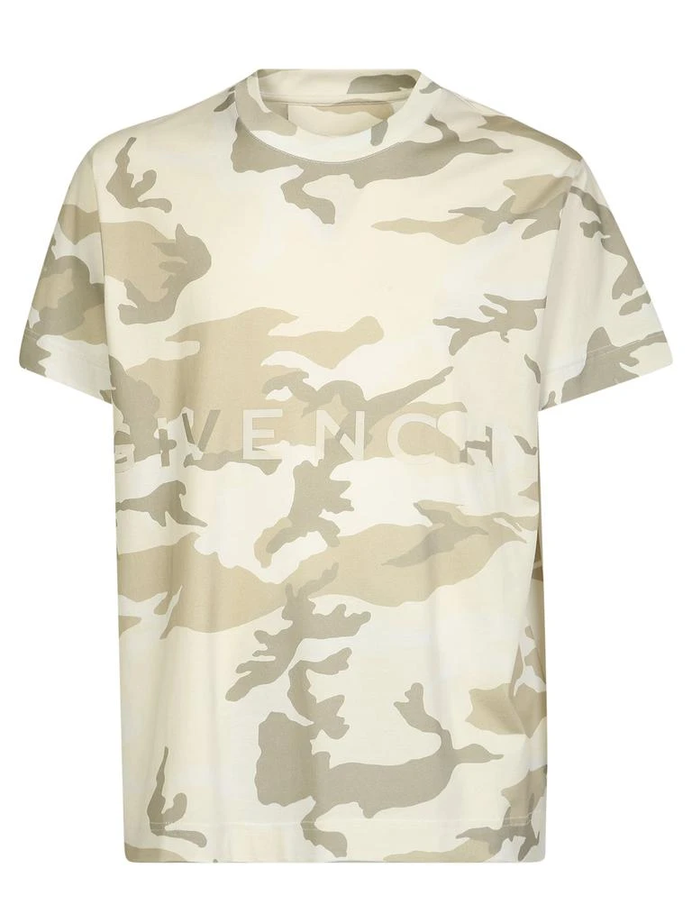 商品Givenchy|GIVENCHY CAMOUFLAGE JERSEY T-SHIRT WITH GIVENCHY LOGO. ALTERNATIVE AND BOLD, DIFFERENT FROM THE CLASSIC BASIC SWEATER,价格¥4490,第1张图片