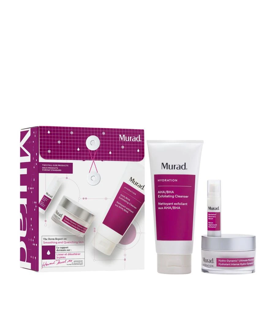 商品Murad|The Derm Report on: Smoothing and Quenching Skin Gift Set,价格¥578,第2张图片详细描述