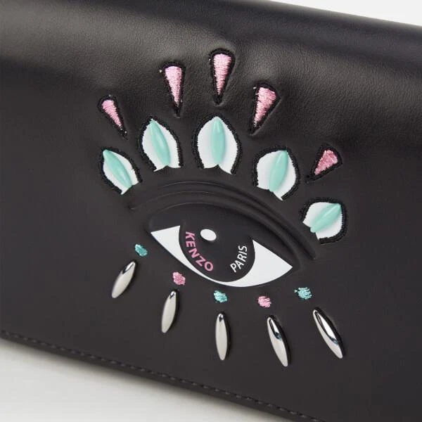 商品Kenzo|KENZO Women's Eye Wallet On Chain - Black,价格¥1072,第4张图片详细描述