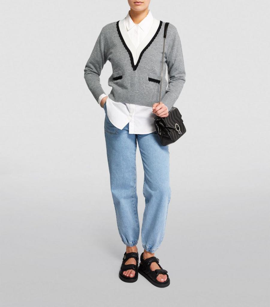 商品Sandro|Wool-Cashmere Sweater,价格¥2461,第4张图片详细描述