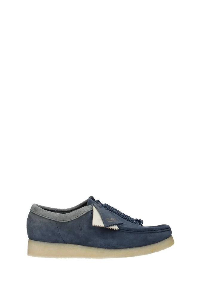 商品Clarks|Loafers wallabee Suede Blue,价格¥677,第1张图片