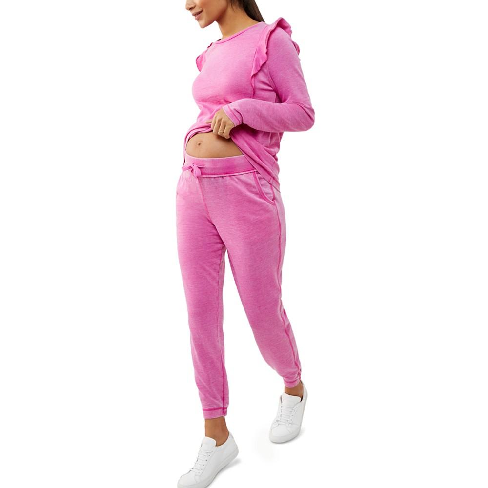 Ruffled Maternity Sweatshirt商品第3张图片规格展示