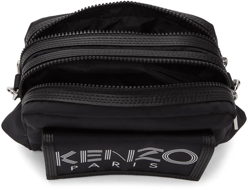 商品Kenzo|Black Sport Logo Messenger Bag,价格¥1398,第5张图片详细描述