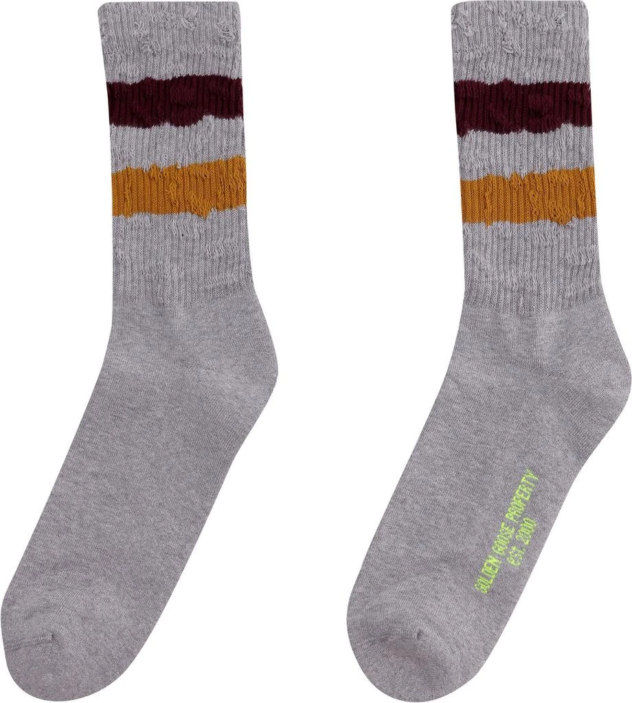 商品Golden Goose|Golden Goose Deluxe Brand Striped Ribbed Socks,价格¥555,第2张图片详细描述