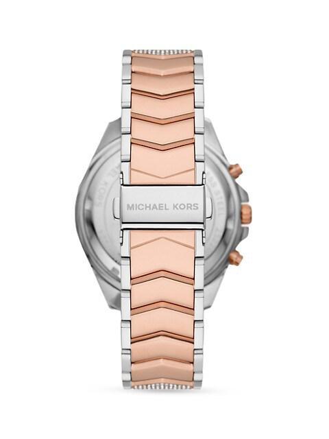 商品Michael Kors|Whitney Chronograph Two-Tone Stainless Steel Watch,价格¥2934,第6张图片详细描述