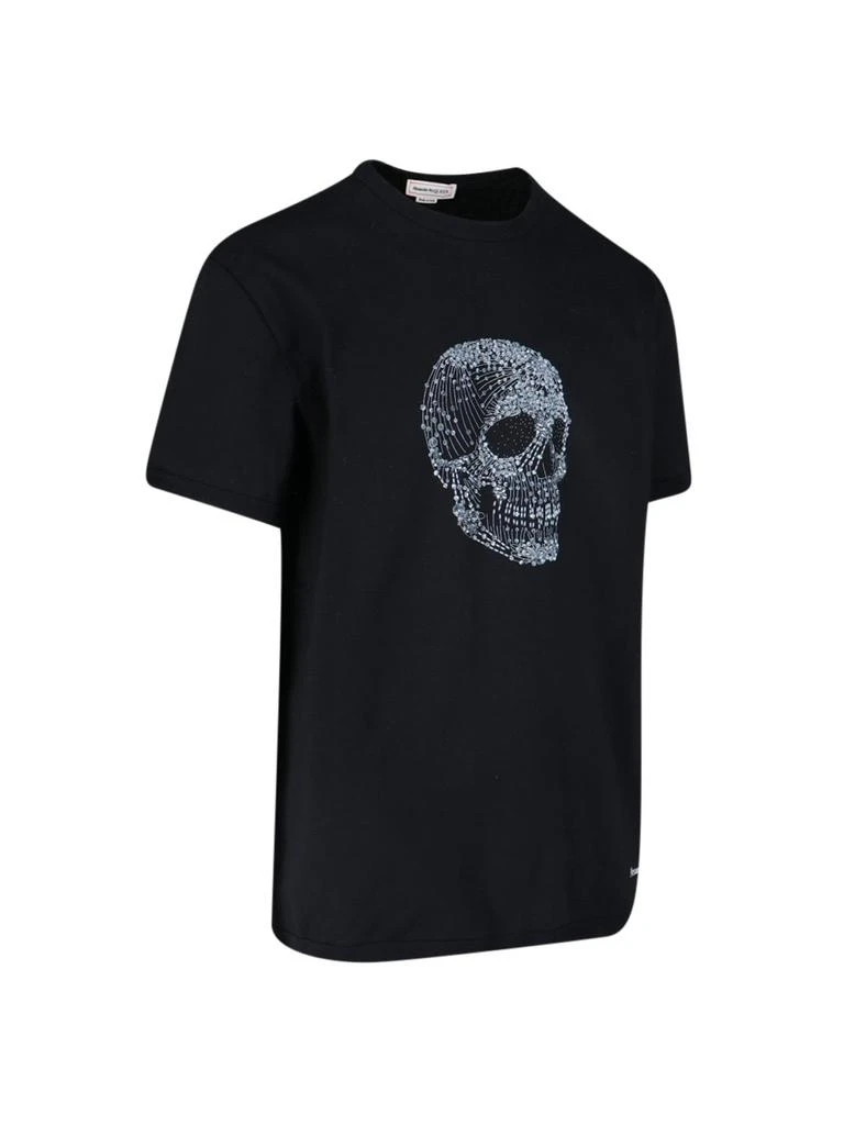 商品Alexander McQueen|Alexander McQueen Skull Printed Crewneck T-Shirt,价格¥1813,第3张图片详细描述