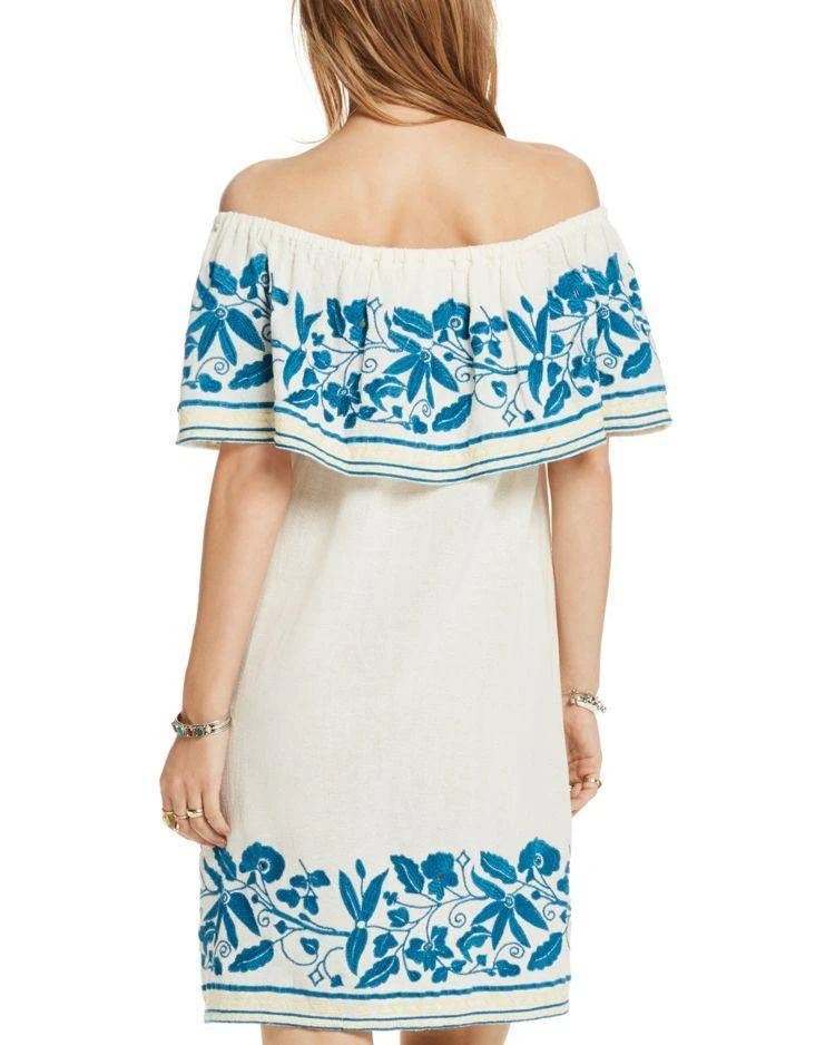商品Scotch & Soda|Scotch & Soda Embroidered Off-the-Shoulder Shift Dress,价格¥753,第2张图片详细描述