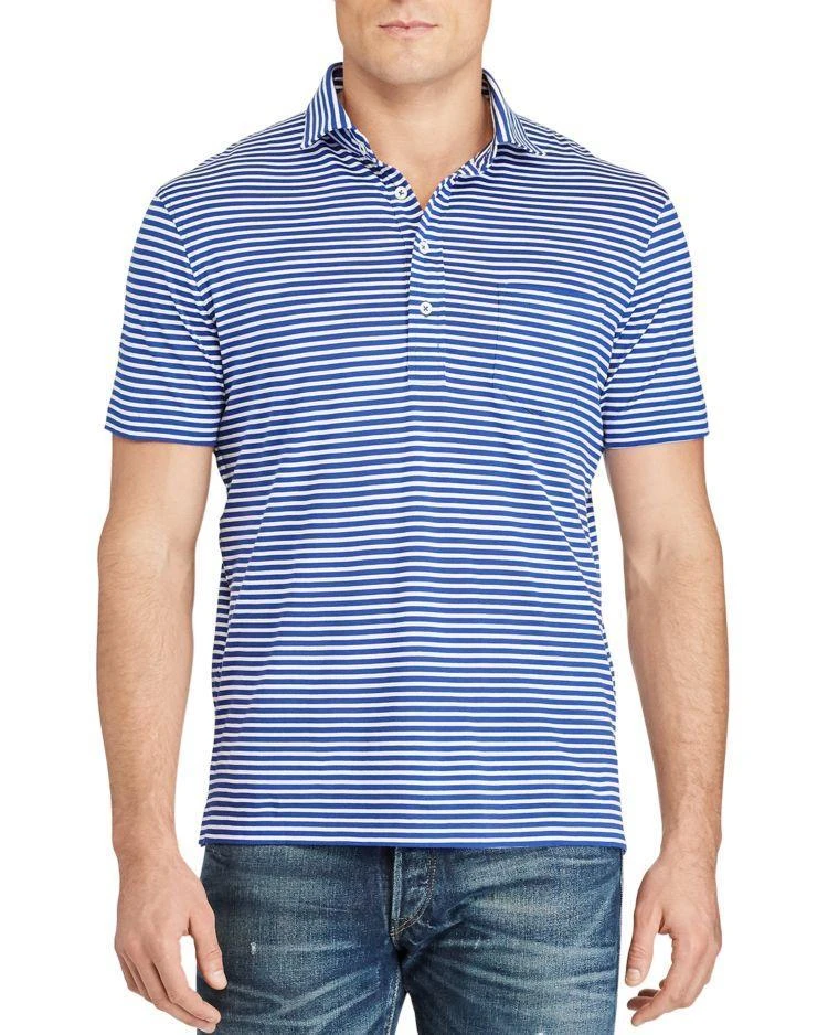 商品Ralph Lauren|Hampton Striped Cotton Regular Fit Polo Shirt,价格¥251,第2张图片详细描述