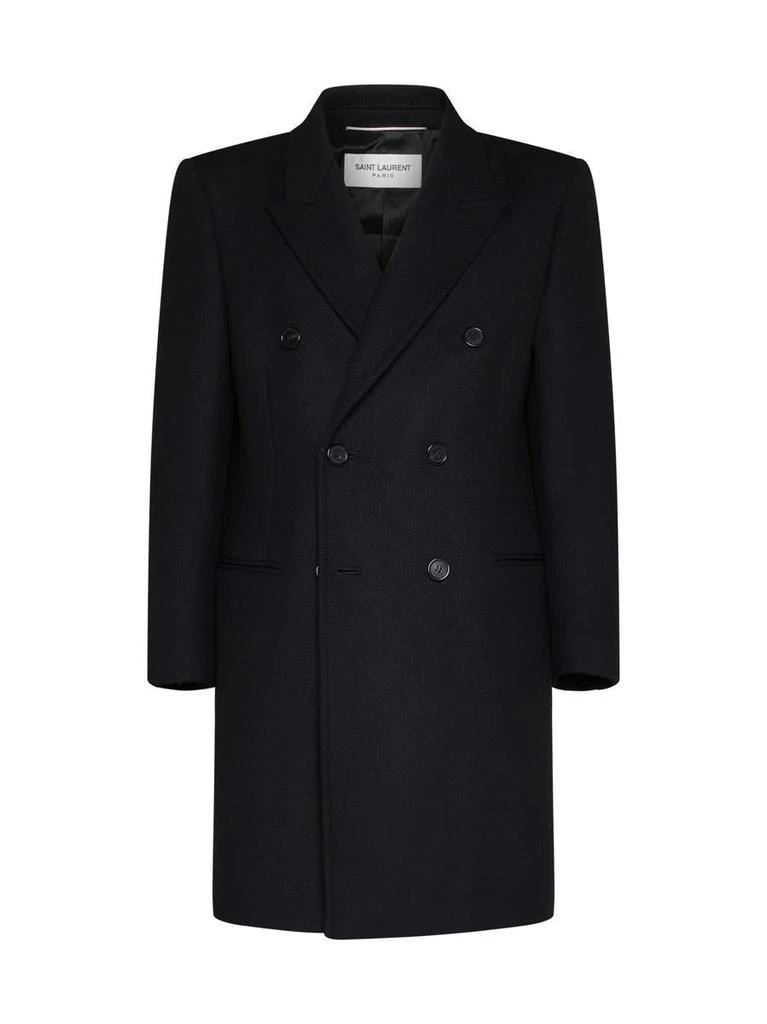 商品Yves Saint Laurent|Saint Laurent Coats & Jackets in Black,价格¥16325,第1张图片