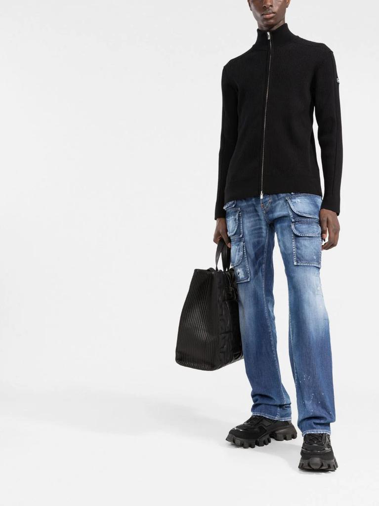 商品DSQUARED2|DSQUARED2 straight-leg cargo jeans,价格¥5247,第4张图片详细描述