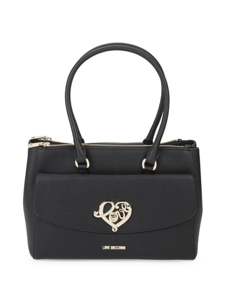 商品Moschino|Logo Satchel,价格¥983,第1张图片