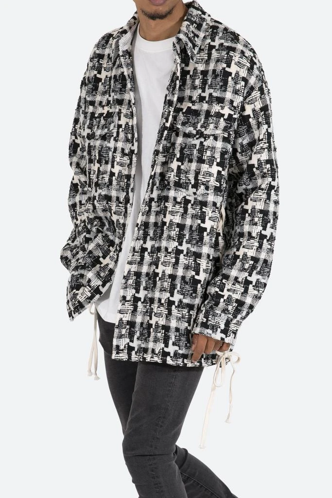 Laced Heavyweight Woven Flannel - Black/White 商品