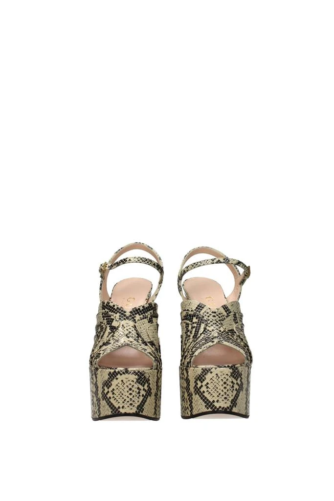 商品Gucci|Sandals Leather Beige,价格¥3454,第3张图片详细描述