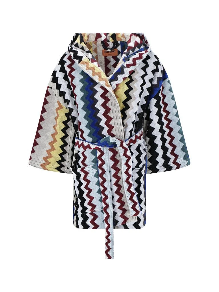 商品Missoni|Missoni Home Cyrus Hooded Belted Bathrobe,价格¥1833,第1张图片