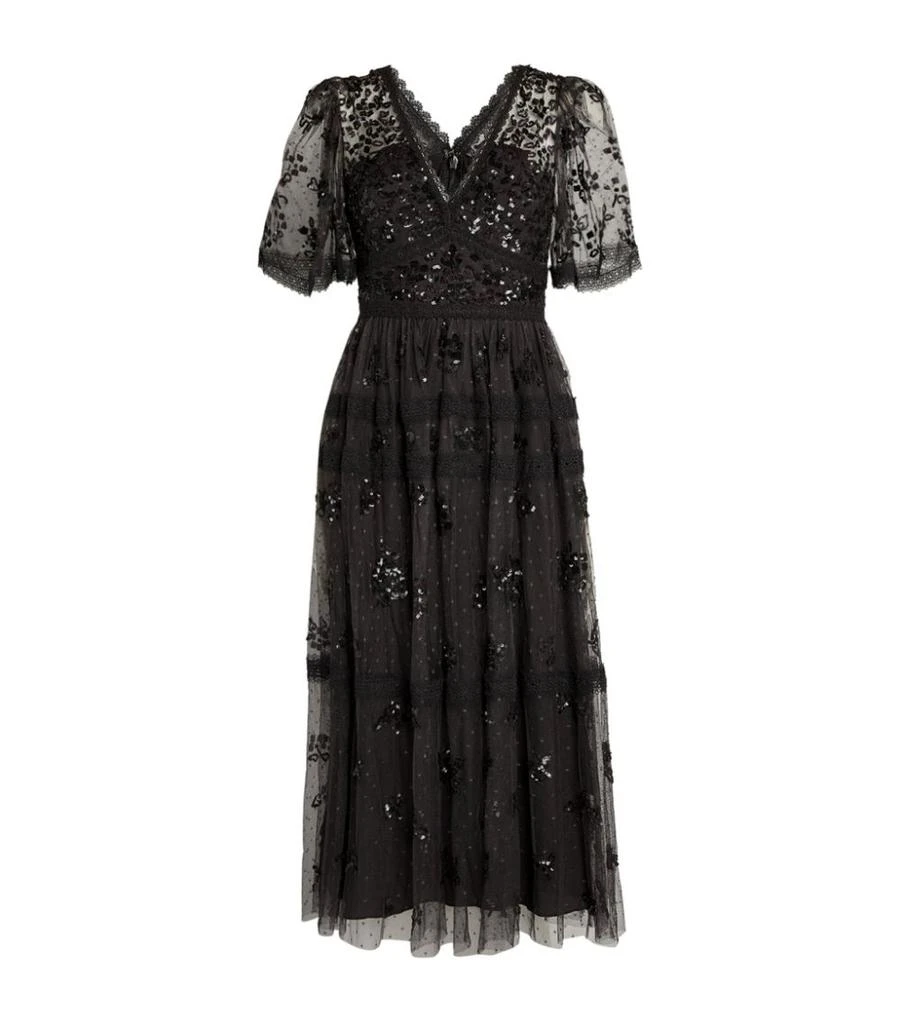 商品Needle & Thread|Shimmer Primrose Midi Dress,价格¥2769,第1张图片