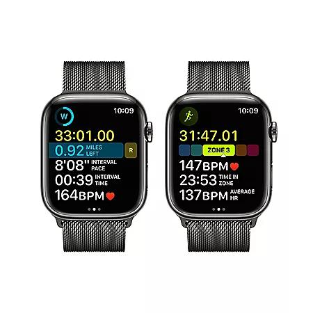 Apple Watch Series 8 GPS + Cellular 45mm Stainless Steel Case with Milanese Loop (Choose Color)商品第7张图片规格展示