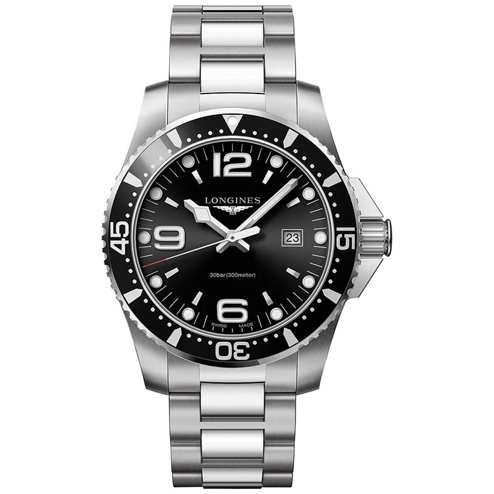 商品Longines|男士不锈钢腕表, 44mm L38404566,价格¥8621,第1张图片