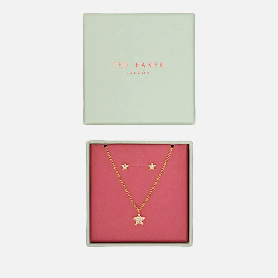 商品Ted Baker London|Ted Baker Saskiya Gold-Tone Necklace and Stud Earrings Set,价格¥189,第3张图片详细描述