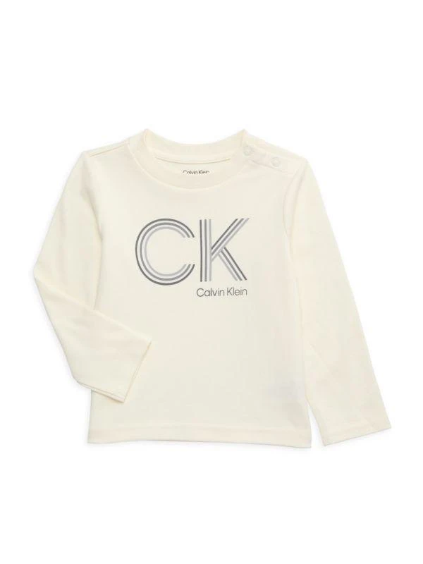 商品Calvin Klein|Baby Boy's 3-Piece Faux Fur Jacket, T-Shirt & Pants Set,价格¥319,第3张图片详细描述