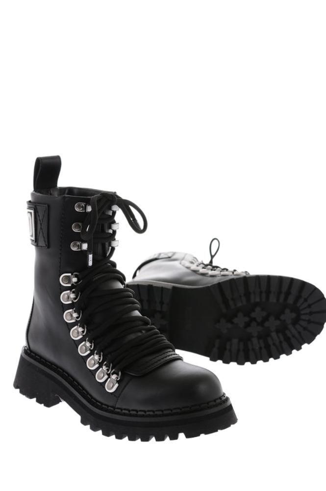商品Moschino|Moschino Men's  Black Other Materials Ankle Boots,价格¥4410,第1张图片