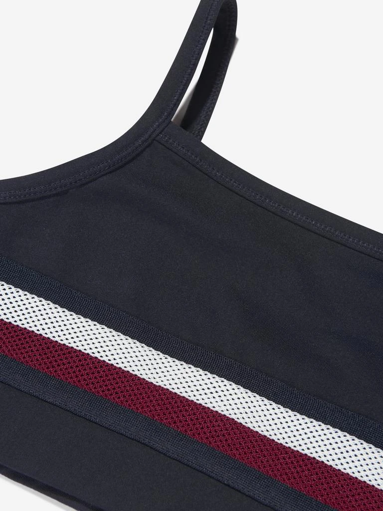 商品Tommy Hilfiger|Tommy Hilfiger Girls Global Stripe Sports Top in Navy,价格¥161,第3张图片详细描述