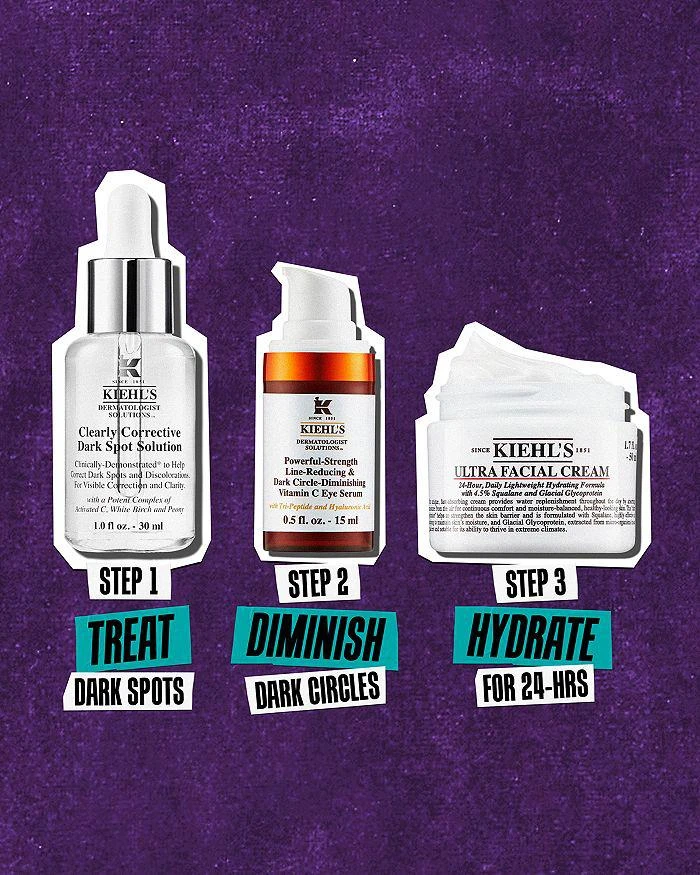 商品Kiehl's|Brighten Up & Glow Skincare Set ($158 value),价格¥696,第4张图片详细描述