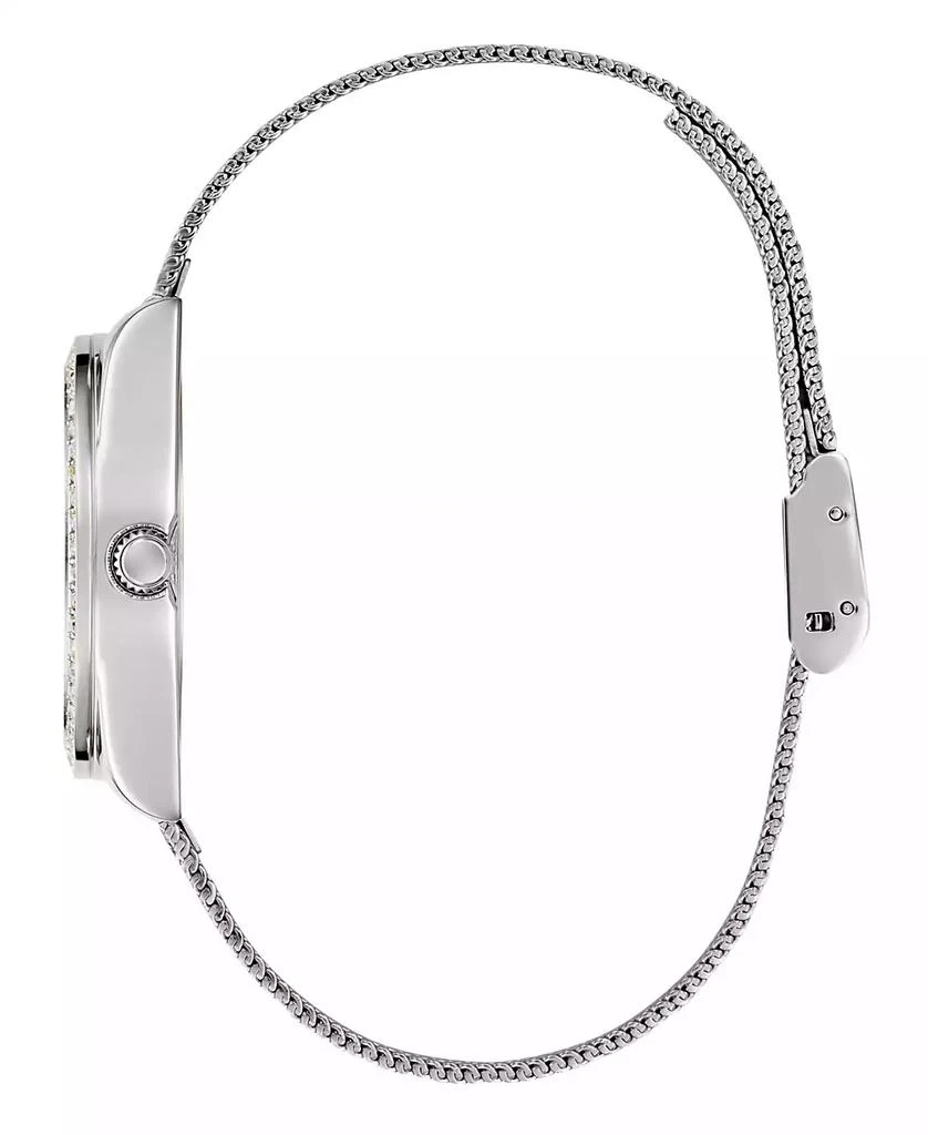 商品GUESS|Women's Analog Silver Mesh Watch 32mm,价格¥550,第2张图片详细描述