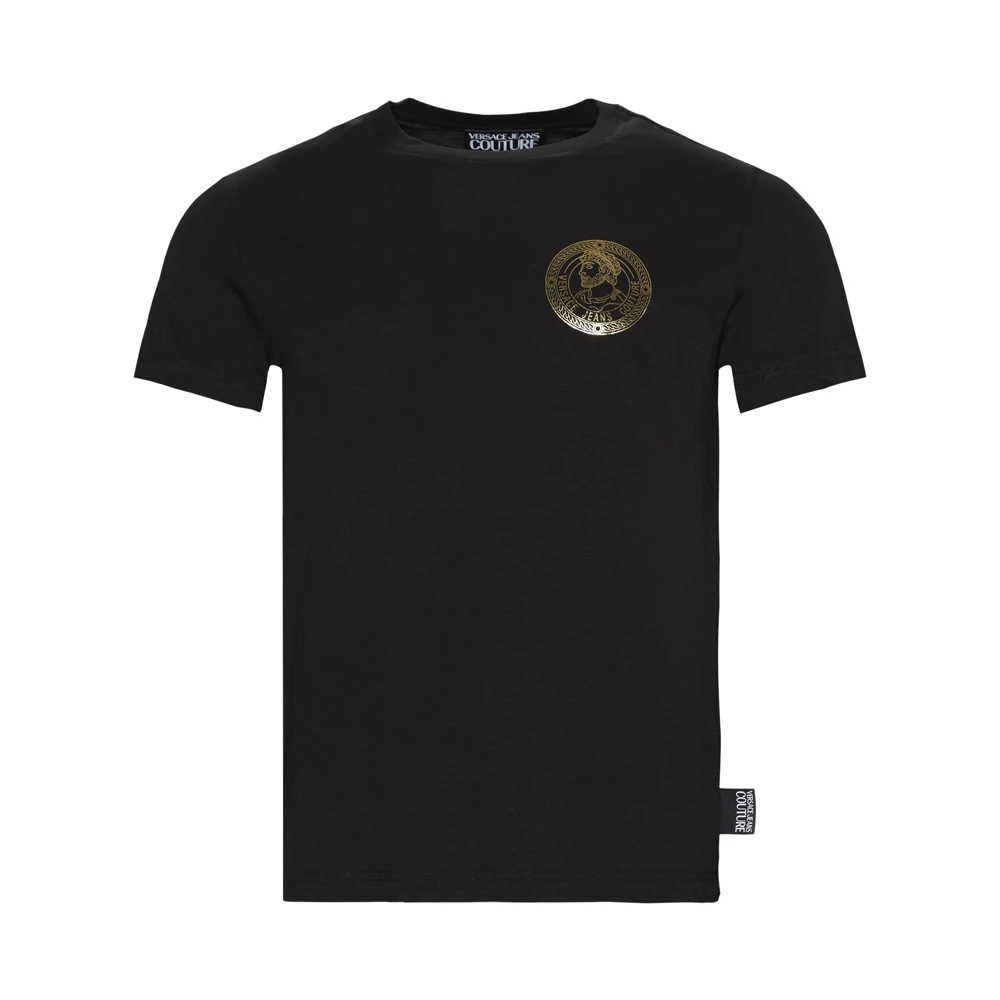 商品[国内直发] Versace|VERSACE JEANS 男士黑色T恤 B3GUA7TC-30212-899,价格¥647,第1张图片