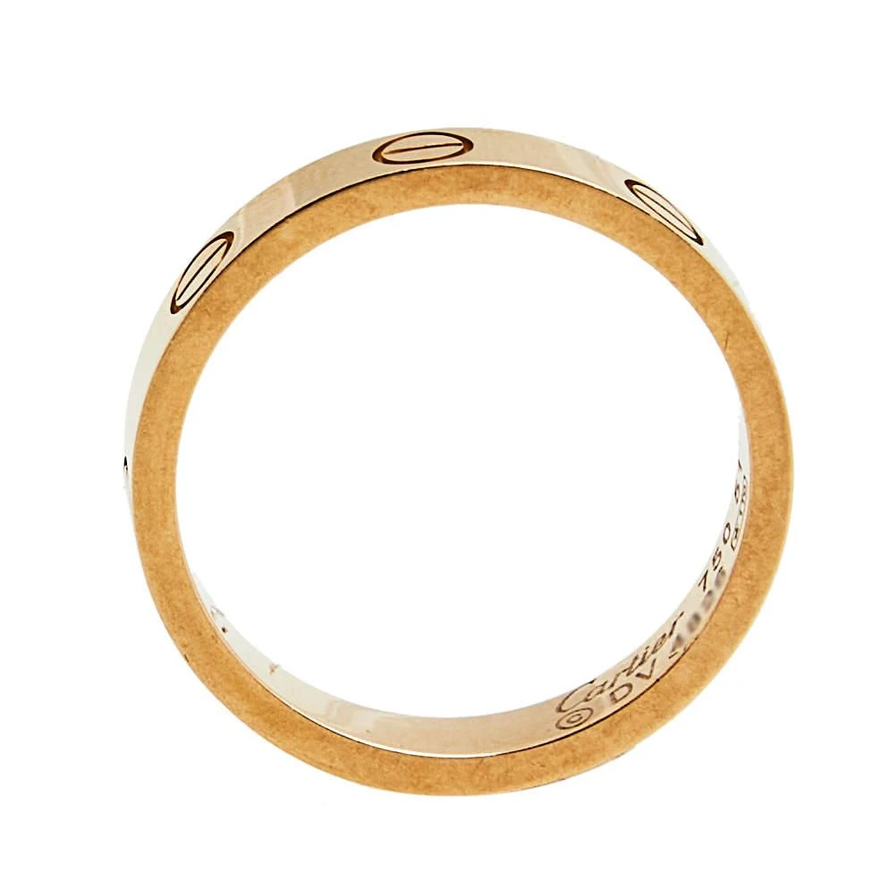 商品[二手商品] Cartier| Cartier Love 18K Rose Gold Narrow Wedding Band Ring Size 51,价格¥5413,第4张图片详细描述