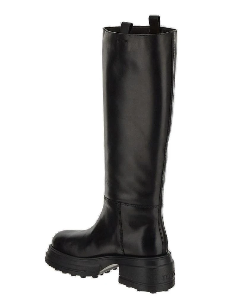 商品Tod's|Tod's Logo Embossed Knee-Length Boots,价格¥5862,第3张图片详细描述