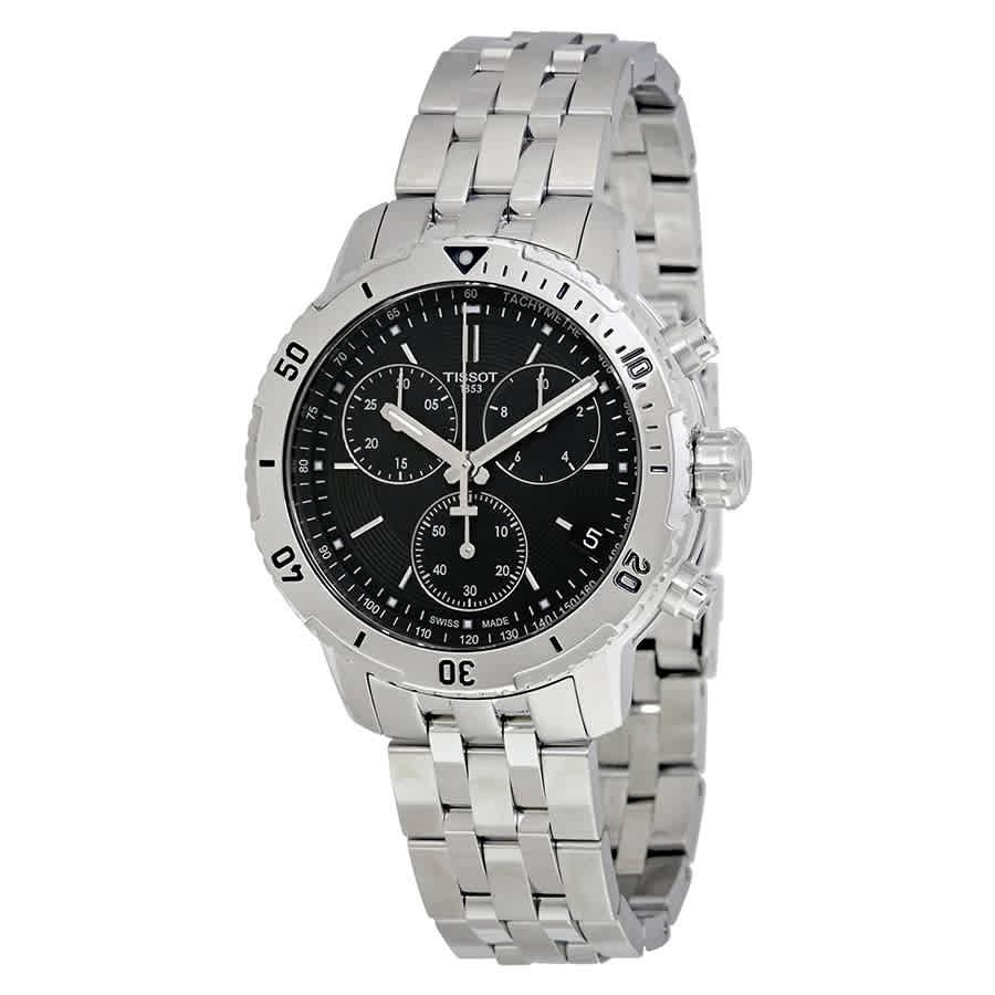 Tissot PRS 200 Chronograph Black Dial Mens Watch T067.417.11.051.01商品第1张图片规格展示