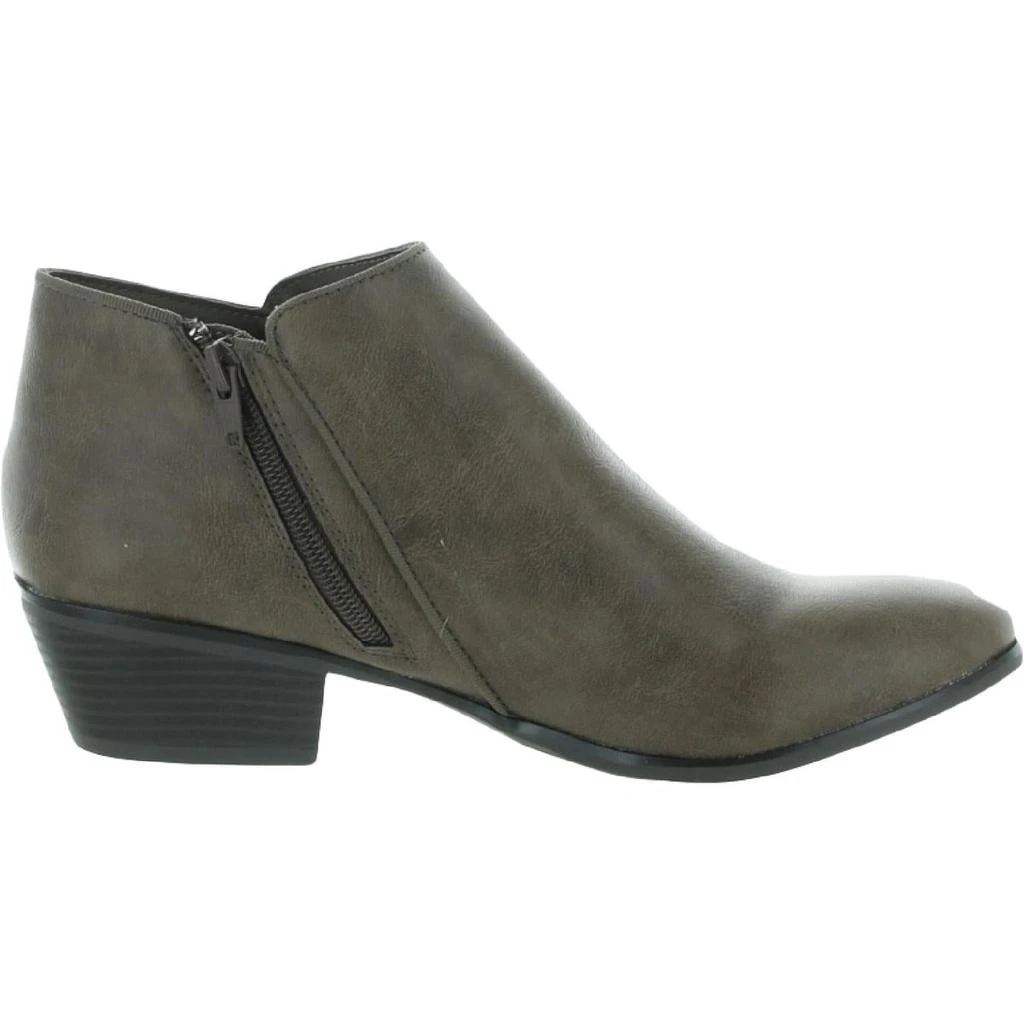 商品Style & Co|Style & Co. Womens Wileyyp Faux Leather Booties Ankle Boots,价格¥92,第2张图片详细描述