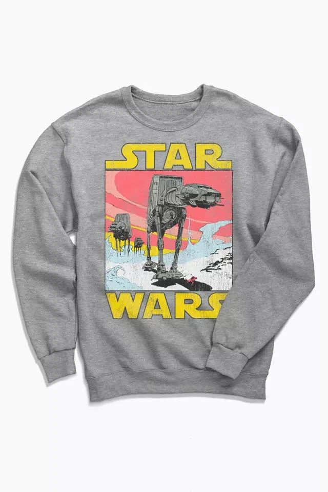 商品Urban Outfitters|Star Wars AT-AT Sunset Crew Neck Sweatshirt,价格¥189,第1张图片