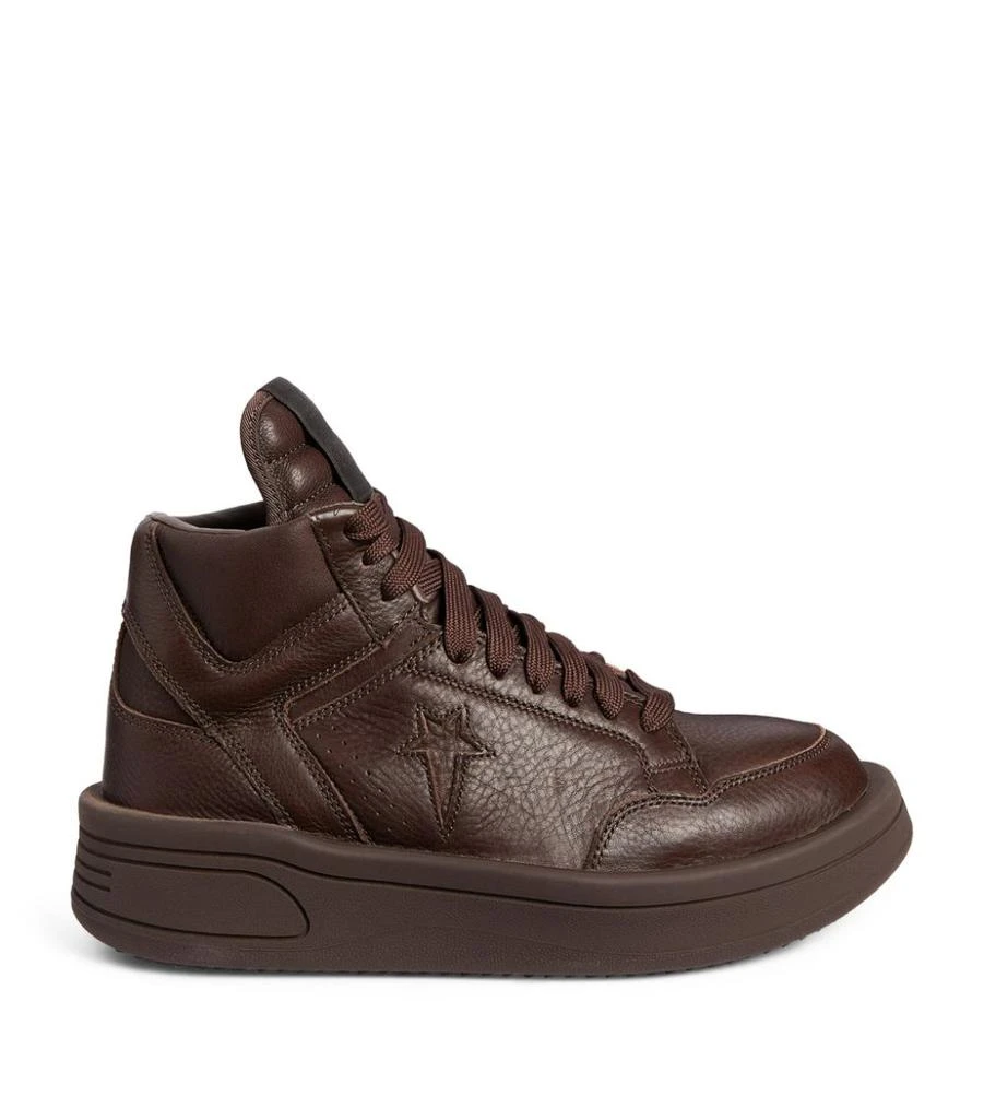 商品Rick Owens|x Converse DRKSHDW TURBOWPN High-Top Sneakers,价格¥1946,第1张图片