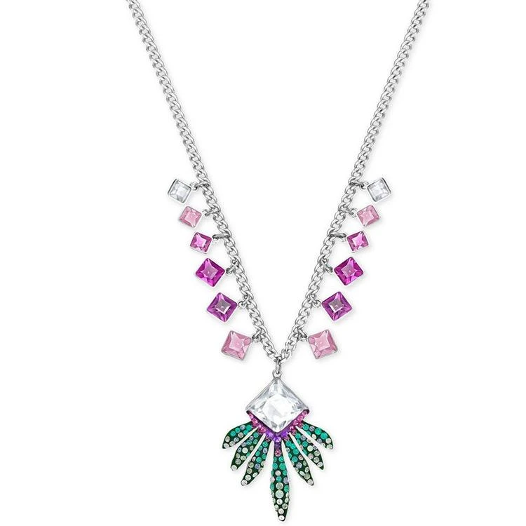 商品Swarovski|Gisele Silver-Tone Crystal Frond 项链,价格¥969,第1张图片