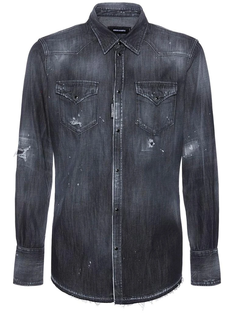 商品DSQUARED2|Classic Western Denim Shirt,价格¥3505,第1张图片