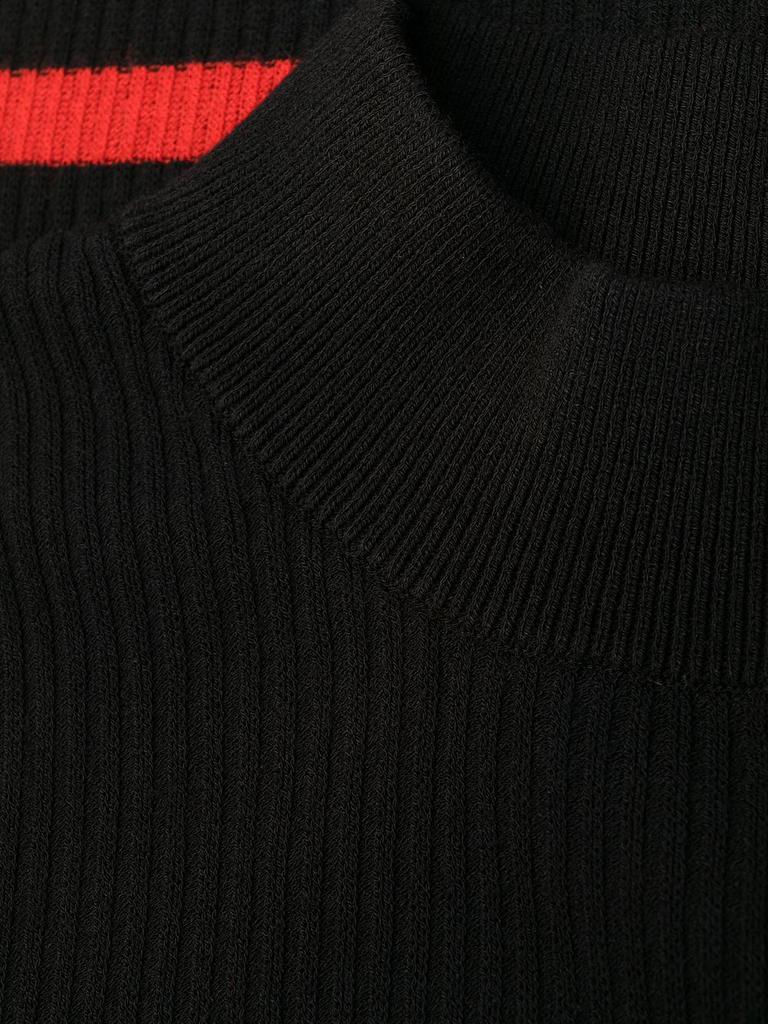 RED VALENTINO Striped knitted dress商品第4张图片规格展示