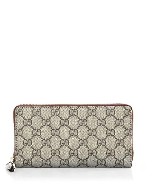 商品Gucci|GG Supreme Zip Around Wallet,价格¥4799,第1张图片