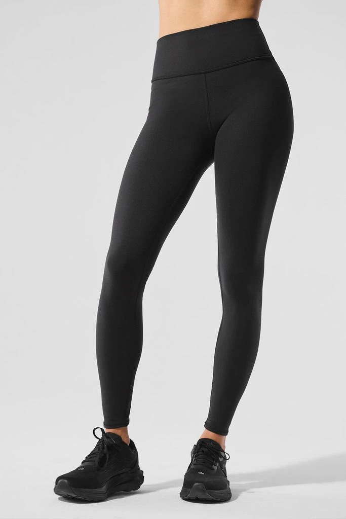 商品Alo|Airbrush Winter Warm High-Waist Nocturne Legging - Black,价格¥906,第1张图片详细描述