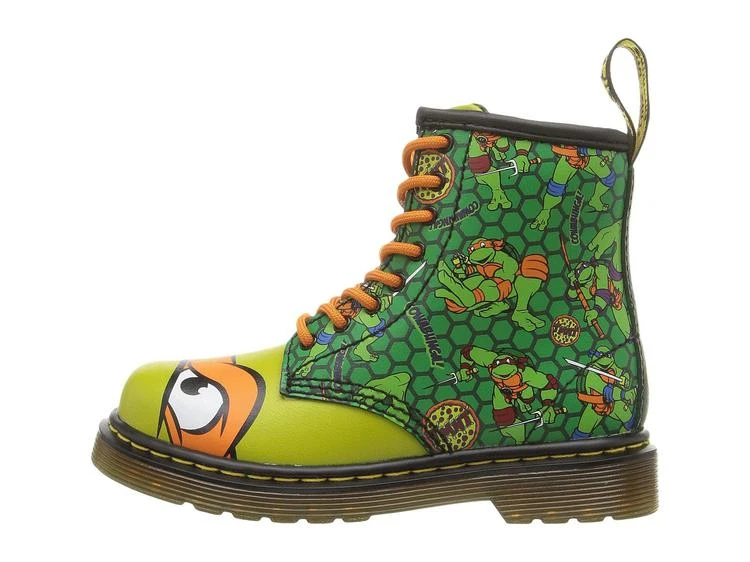 商品Dr. Martens|Dr. Martens Kid's Collection Ninja Turtles Mikey (Toddler) 儿童马丁靴,价格¥530,第5张图片详细描述