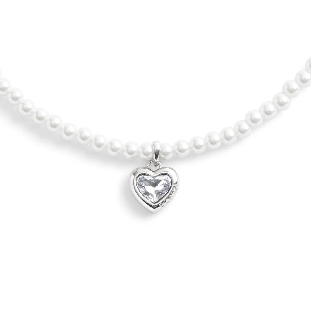 商品Coach|Stone Heart Pearl Choker Necklace,价格¥764,第1张图片