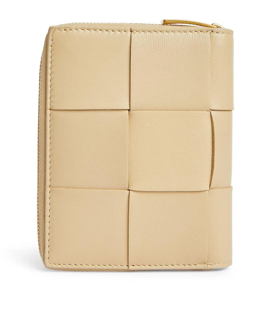 商品Bottega Veneta|Leather Intreccio Zip-Around Wallet,价格¥4861,第3张图片详细描述