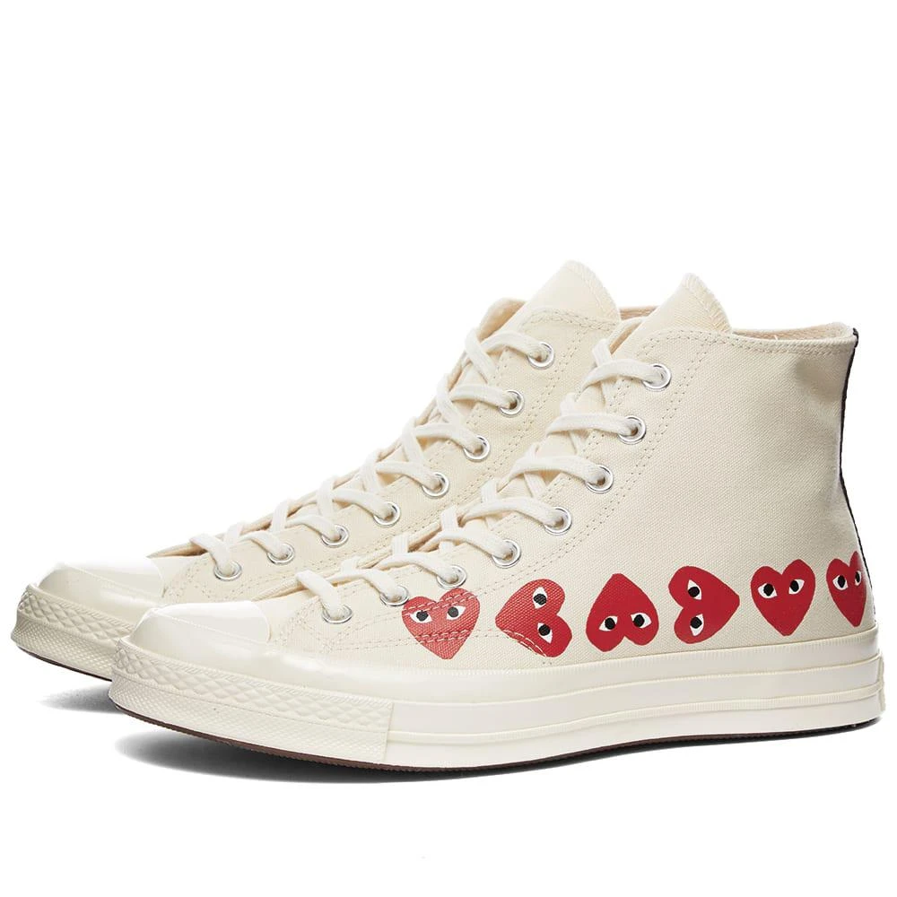 商品Comme des Garcons|Comme des Garcons Play x Converse Chuck Taylor Multi Heart 1,价格¥1200,第1张图片