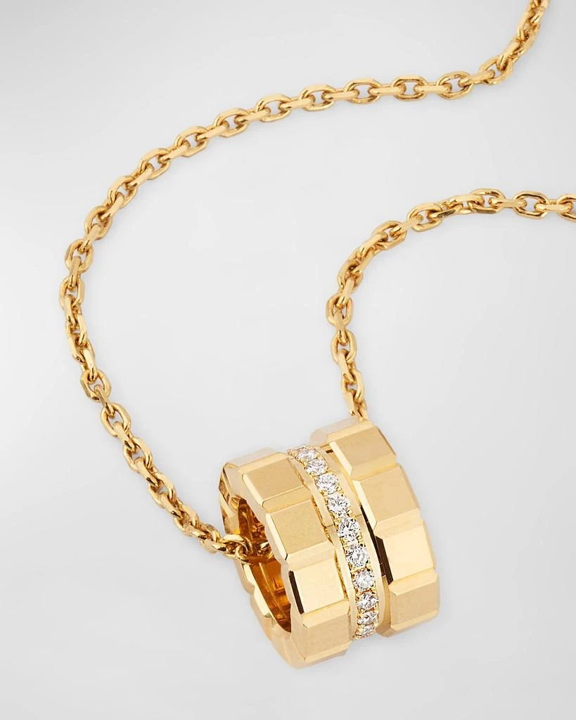 商品Chopard|Ice Cube 18K Yellow Gold Diamond Pendant Necklace,价格¥31795,第3张图片详细描述