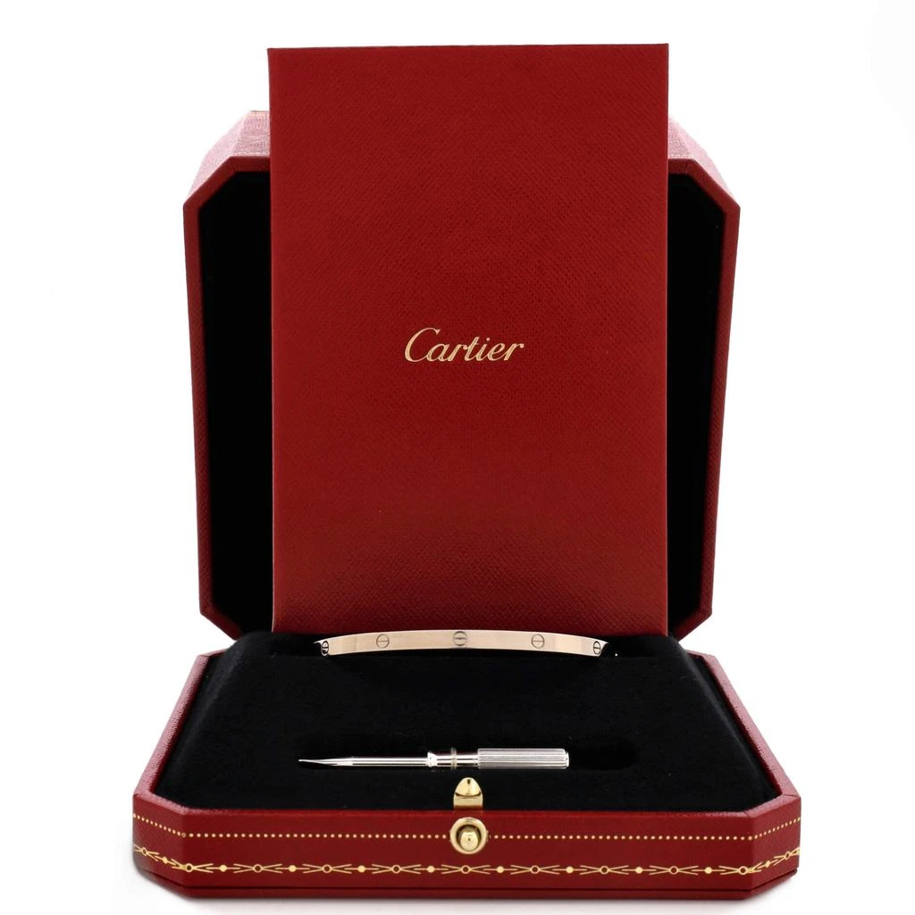 商品[二手商品] Cartier|Love Bracelet 18K White Gold Small,价格¥39384,第2张图片详细描述